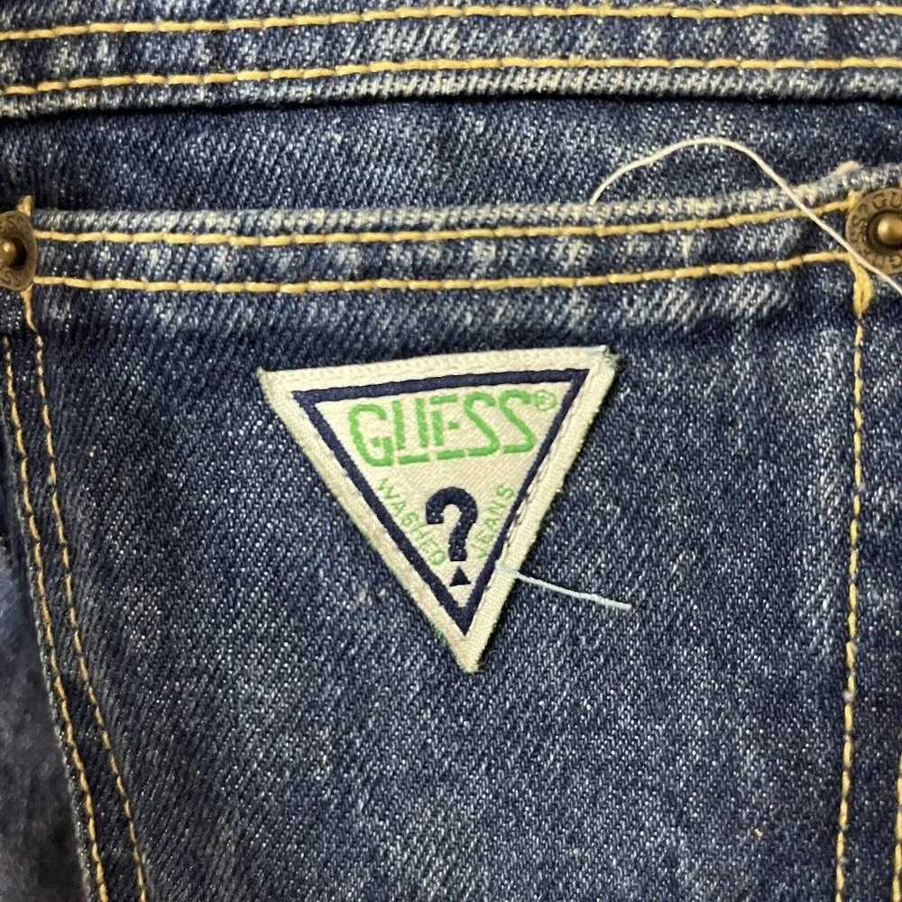 Vintage Guess Blue Jeans Georges Marciano Medium Wash USA made Size 0 Read Descr - Picture 7 of 7